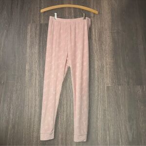 Juicy Couture Girls Pink Logo Pajama Pants Size 12
